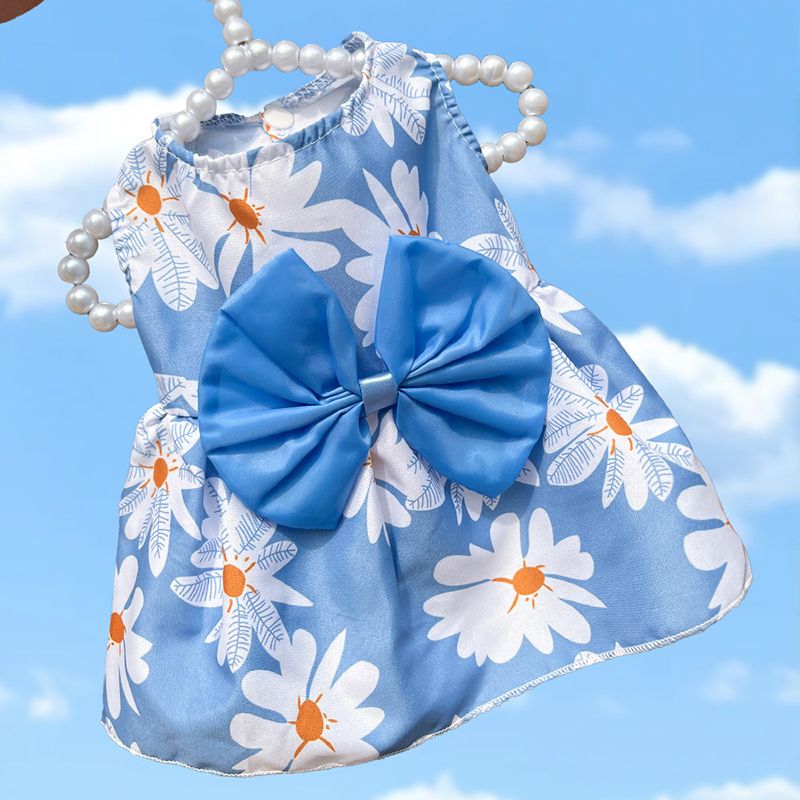 Blue-Daisy Pattern